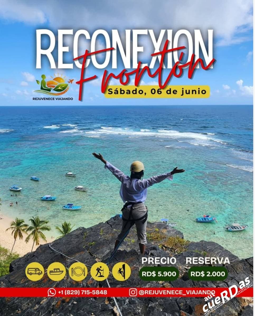 RECONEXIÓN FRONTÓN - Tours en República Dominicana - Descubre RD - Imagen 1