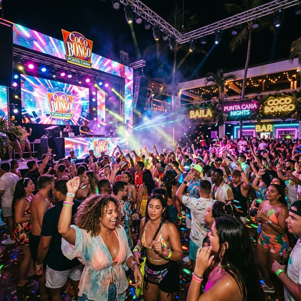 Guía de la vida nocturna en Punta Cana: Discotecas, bares y más
