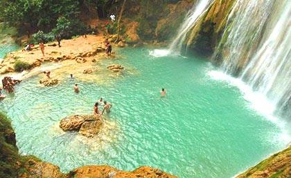 Salto El Limón desde Samaná